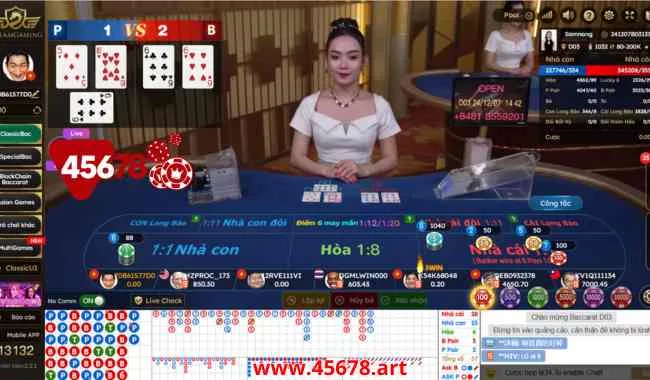 Hướng dẫn chơi baccarat tại trang 45678